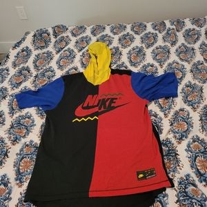 Nike hooded t shirt